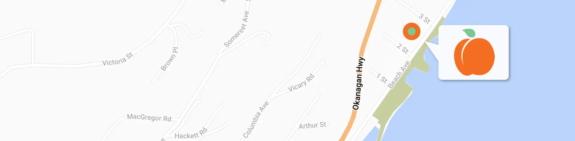 Peachland Sushi Map